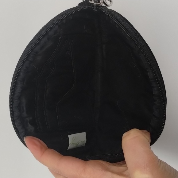 Vera Bradley Alpine Floral sequined oval wristlet wallet clutch - Picture 5 of 6